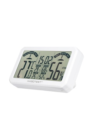 Habotest Ht683 Dijital Higrometre Ve Termometre Kapalı Beyaz