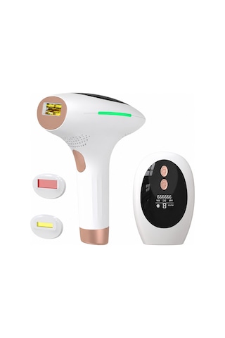 Exenar - Beyaz - Ipl Buz Lazer Epilasyon Aleti Tüy Alma Cihazı 9 Kademeli 999.999 Atım Otomatik Ve Manuel