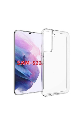 Galaxy S22 Kılıf Zore Şeffaf Ince Ve Esnek Süper Silikon Kılıf Renksiz
