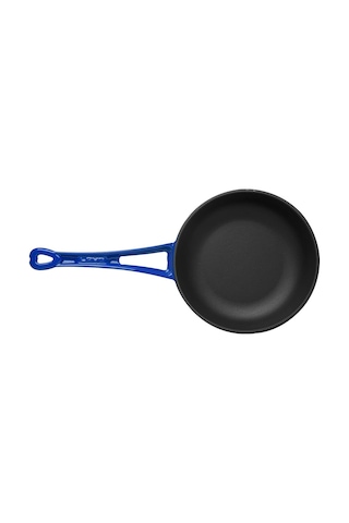 Lava Metal Döküm Kızartma Tavası, Metal Saplı, 24 Cm, Mavi Sku: Smg8690010187451 Açık Gri