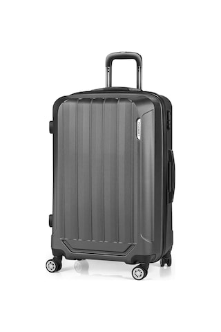 Spring Model Füme Renk Büyük Boy Valiz Bavul Füme