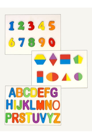 CapellaWoodWorks Bultak Puzzle Oyunu 3'lü Set