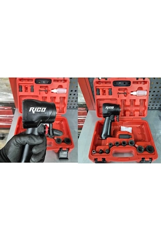 Rico 1/2 Mini Değişken Uçlu Küçük Havalı Somun Sökme Tabancası