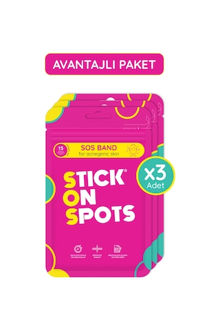 Stick On Spots Sos Sivilce Maskesi 3 x 15'li
