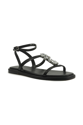 Nine West Ophelı 6fx Siyah Kadın Düz Sandalet 000000000102052482 Siyah