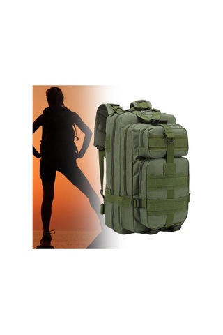 Pazly Büyük Kapasiteli Yeşil Yürüyüş Sırt Çantası - Spor Ve Outdoor İçin Yeşil