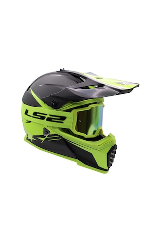 Ls2 Charger Goggles Motokross Gözlük Neon Sarı