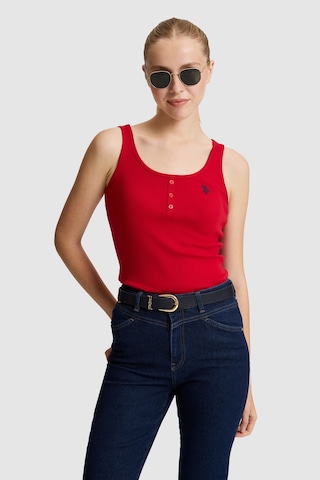 U.S. Polo Assn. U.s. Polo Assn. Kadın Kırmızı Tişört Basic 50321790-vr171 Basıc Kırmızı