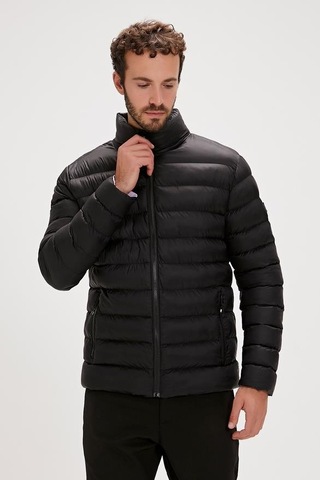 Bad Bear Boss Puffer Jacket Erkek Mont Siyah S-Xxl 001