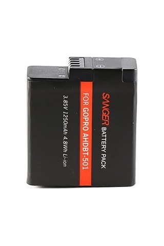 Ahdbt-501 Gopro Hero 5 6 7 Black Batarya