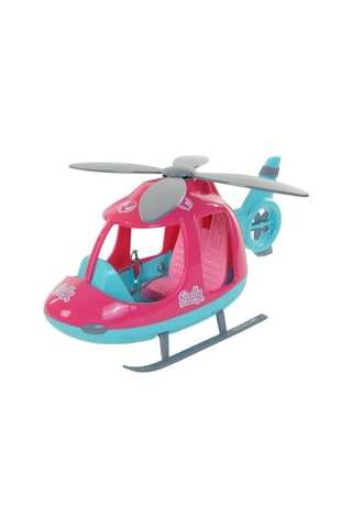 Farbu Oyuncak 46 CM Büyük Sally'nin Helikopteri Pembe-Turkuaz