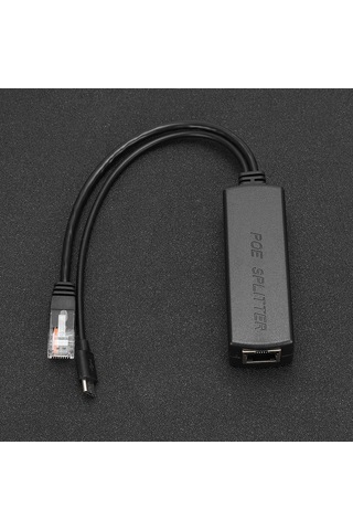 Lemestar Dc44-57v'den Dc5v 2.4a'ya Poe Ayırıcı, Ieee802.3af Uyumlu, 10/100 Mbps Veri Transferi, Micro Usb Çıkış, 100-150m Uzaklık Desteği