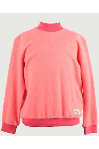 Alexandergardi Alexandergardı Yarım Balıkçı Yaka Çocuk Sweatshirt C19-138927 001 Pembe
