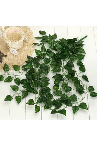 Yapay Sarmaşık 9 Dallı Sarkan Sarmaşık Sarı Yeşil