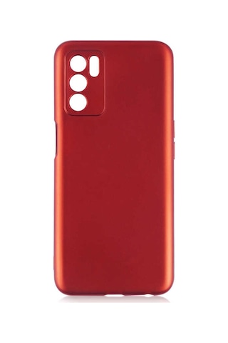 Ekılıf - Oppo A16 Uyumlu Kılıf Mat Soft Premier Silikon Kapak - Siyah