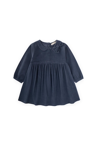 Kadife Elbise 1-8 Yaş Lacivert Lacivert