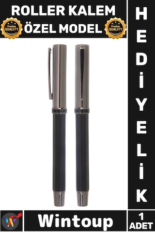 Kalem Lüks Ofis Yazım Gereci Akıcı Jel Mürekkep Ergonomik Konforlu Şık Hediye Metal Roller Kalem Çok Renkli
