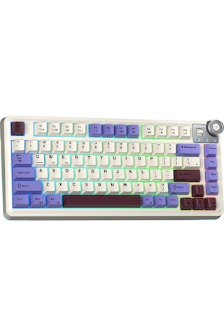 Aula Au75 3 Modlu Rgb Mekanik Tkl Seiya Switch Bej Kablosuz Gaming Klavye