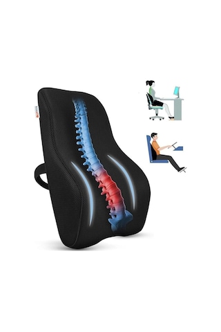 Ortopedik Bel Minderi Visco Sırt Minderi Ofis,ev,araç Bel Destek Minderi