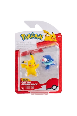 Pokemon Battle 2'li Figür Seti Pkw4074 - Pikachu Ve Popplio Diğer