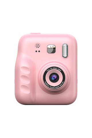 Mini Çocuk Kamerası Fotoğraf Video Çekim 4 Rulo Baskı Kağıdı Ve 5 Kalem li