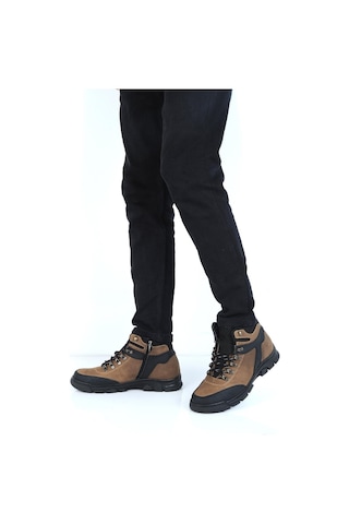 Tardelli 3673 Kaçuk Kürklü Erkek Deri Bot 001