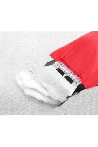 Oto Su Geçirmez Buz Kazıyıcısı Kırıcı Kırmızı Eldivenli