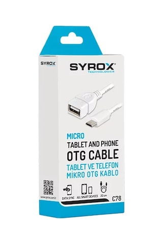 Syrox C78 1.0a Micro Otg Kablo