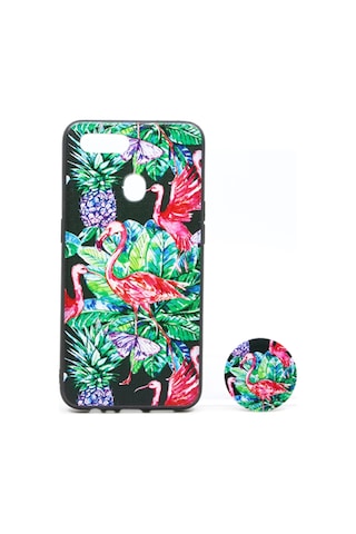Nettech Oppo A5s Uyumlu Desenli Popsocket Seri Arka Koruma Kılıf