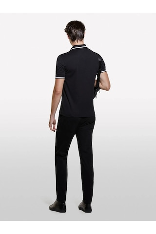Sisley Slim Fit Vintage Efekt Chino Pantolon Erkek Siyah Pantolon - 325a4dm6sf02y