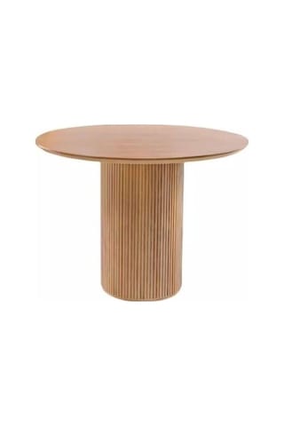 Breeze Yuvarlak Ahşap Bohem Masa 90x90 Naturel