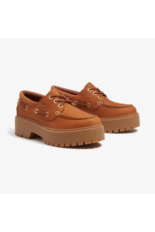 Timberland Stone Street Kadın Kahverengi Tekne Ayakkabısı Tb0a2gvfem71 Kahverengi