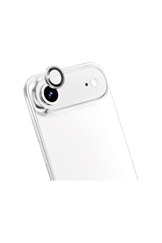 Apple Uyumlu iPhone 17 Air Wiwu Lg-003 Lens Guard Çizilmeye Dayanıklı Safir Kamera Lens Koruyucu Gümüş