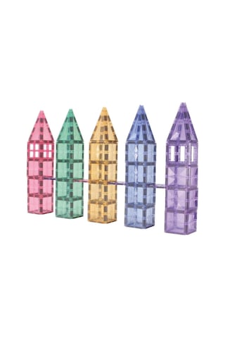 Cleverclixx Mega Creative Pack Manyetik Bloklar, Pastel 210 Parça