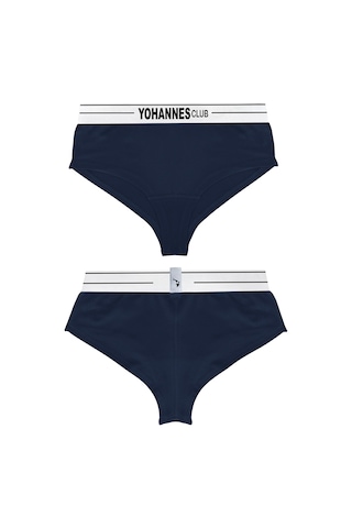 Yohannes Club, Kadın Lastik Kemerli Hipster Külot, Çok Renkli, Çoklu Paket, 5'li Paket Çok Renkli