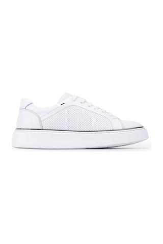 Tamer Tanca Erkek Hakiki Deri Beyaz Sneakers & Spor Ayakkabı 1214 111 Erk Ayk Y26 Beyaz Dr