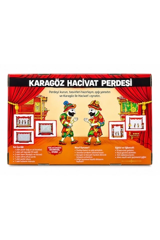 Hacivat Karagöz Gölge Oyunu Seti "