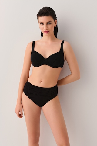Suwen Drapeli Bikini Alt Sbn26995012 Siyah