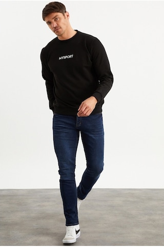 Mysport 201951 Erkek Bisiklet Yaka Sweatshirt