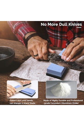 Valkyrie 7 Parça Profesyonel Bıçak Bileme Seti 4 Taraflı Biley Taşı 400 1000 3000 8000 1. Kalite Sulu Bileme 1. Kalite