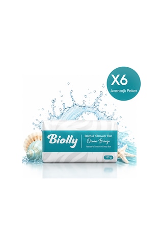 Biolly Ocean Breeze Katı Sabun 150 Gr 48'li Paket Okyanus Biolly Ocean Breeze Katı Sabun 150 Gr 48'li Paket Okyanus