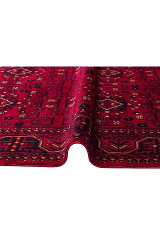 Cool Halı Beyoğlu 960 Kırmızı Salon Halısı Yağcı Bedir Desen Nostalji Halı Afgan El Halısı Tensel Uşak Halısı Kırmızı