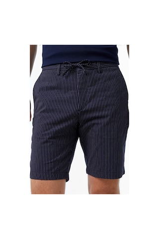 Lacoste Men's Slim Fit Navy Bermuda Shorts Erkek Dar Kesim Pamuk Bermuda Şort Lacivert