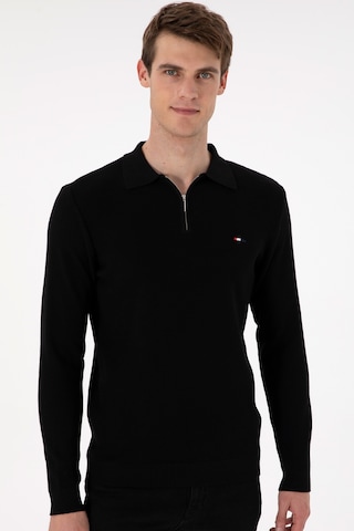 U.s. Polo Assn. Erkek Siyah Kazak /triko 50298266-vr046 Siyah