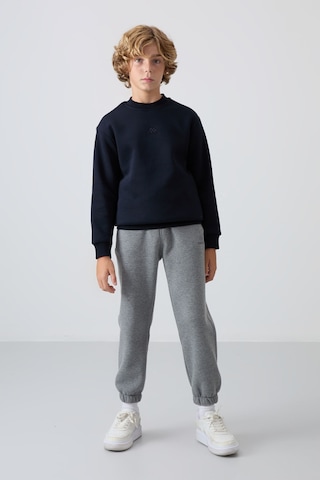 Tommylife Tommy Life Lacivert Pamuklu Kalın İçi Tüylü Yumuşak Dokulu Standart Fit Nakışlı Erkek Çocuk Sweatshirt - 11232 Lacivert