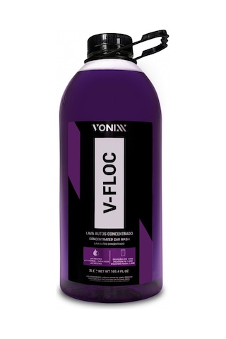 Vonixx V-floc Süper Konsantre Ph Nötr Araç Şampuanı 3 Litre