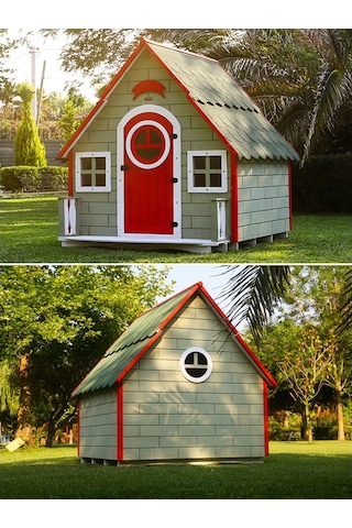 MANDU Ahşap Çocuk Oyun Evi (Playhouse) Hollanda