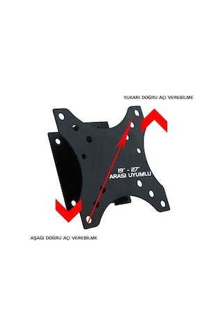 Powermaster 27" Sabit Lcd Led Tv Monitör Askı Aparatı