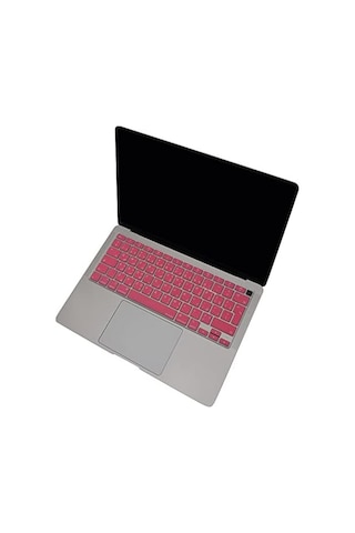 Macbook Air Klavye Koruyucu Arapça Baskılı Uk Iso Ters L Enter Uyumlu A1932 A2179 A2337 M1 Avrupa İngilizce Silikon Keyboard Cover Açık Pembe Açık Pembe