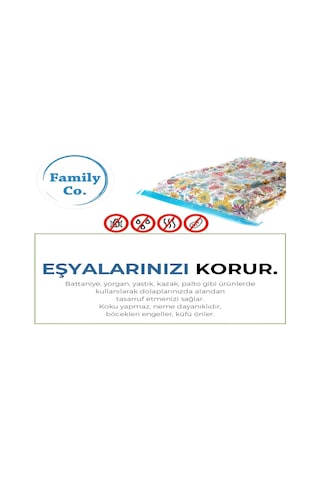 Vakumlu Hurç Poşet Setleri 8 Parça 50x70-4, 60x80-4